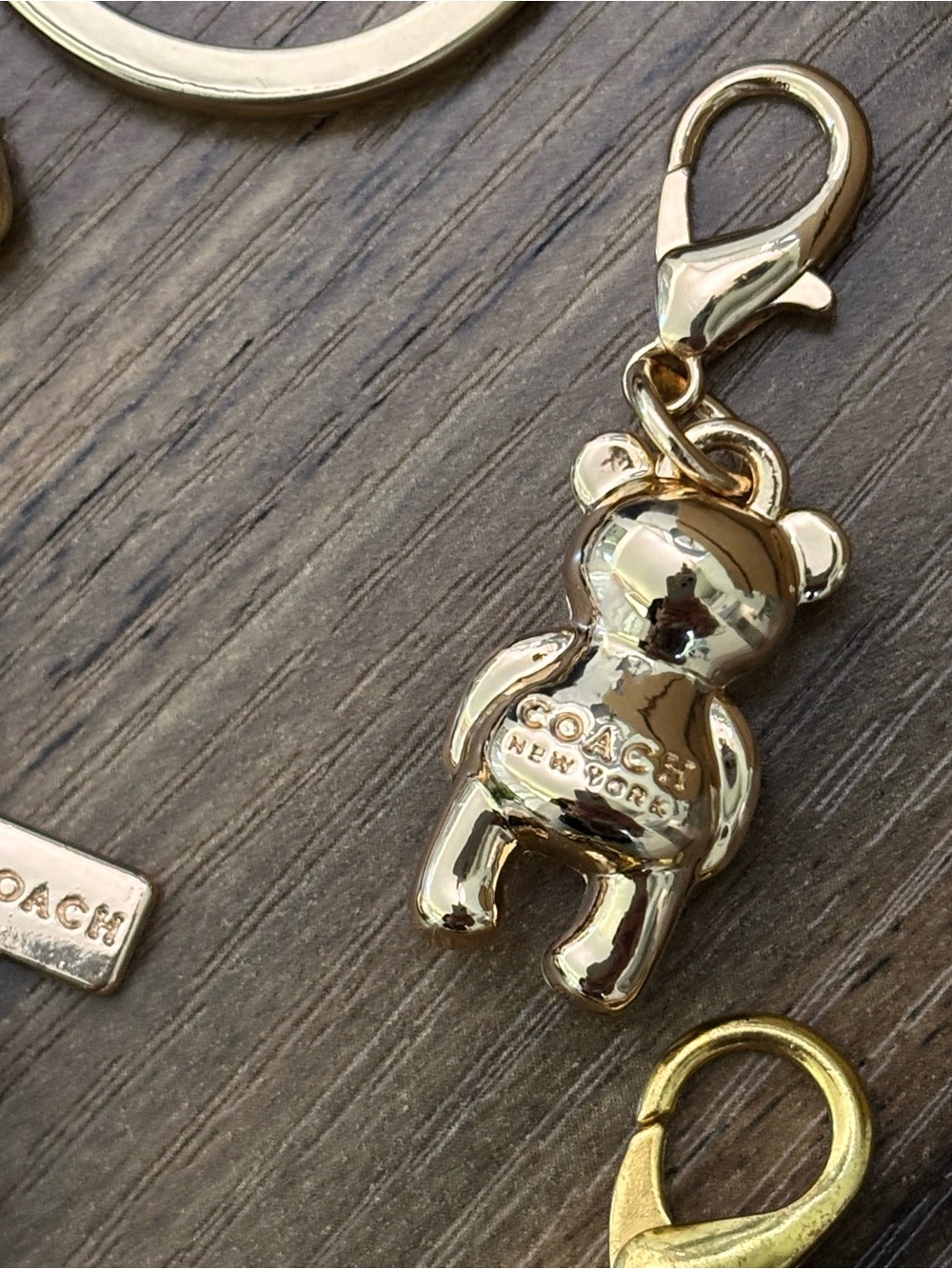 Lot of Authentic Repurposed Coach Charms Keychains + Box - Picture 2 of 6
